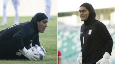 최근 ‘여장 남자’ 아니냐는 논란에 휩싸인 이란 여자축구 국가대표팀 골키퍼
