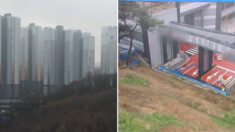 정문이 ‘산’에 막혀 1년째 아무도 살지 못하는 2천 세대 아파트