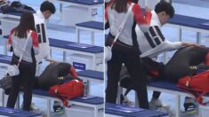스피드스케이팅 김민석 선수가 메달 확정되자마자 곧바로 중국 선수한테 가서 한 행동