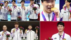 한국 선수단, 개막 이틀째도 ‘金 퍼레이드’… 수영·펜싱 등 금메달 5개 추가