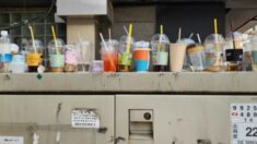 명동 거리 빼곡한 음료 컵…1시간 동안 홀로 치운 사람
